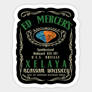 ED MERCER'S BLOSSOM WHISKEY Sticker